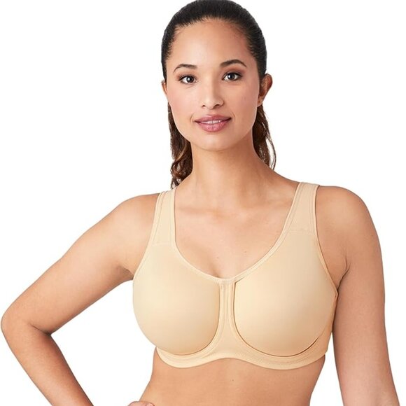 Wacoal High Impact Sports Bra, Sand 38H - Picture 1 of 5
